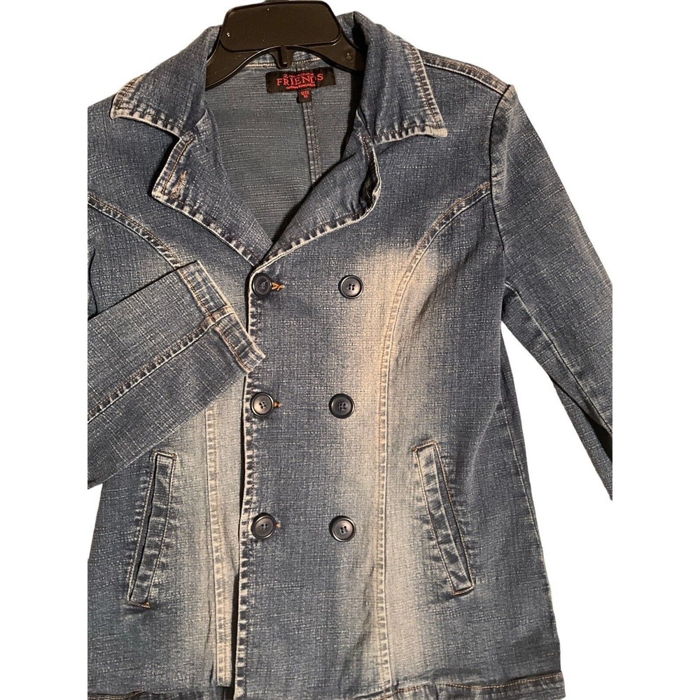 Friends Denim Jacket Medium Blazer‎ Style